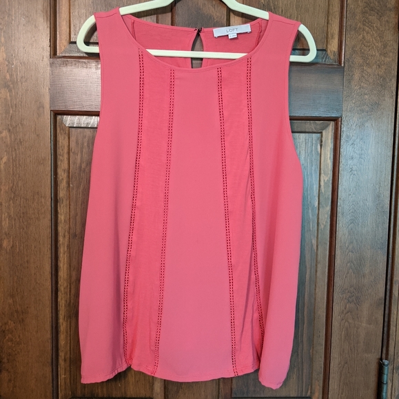 LOFT Tops - Loft mixed media shell